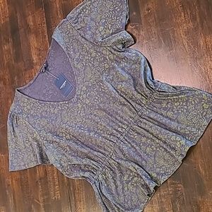 NWT Lucky Brand Peplum Top